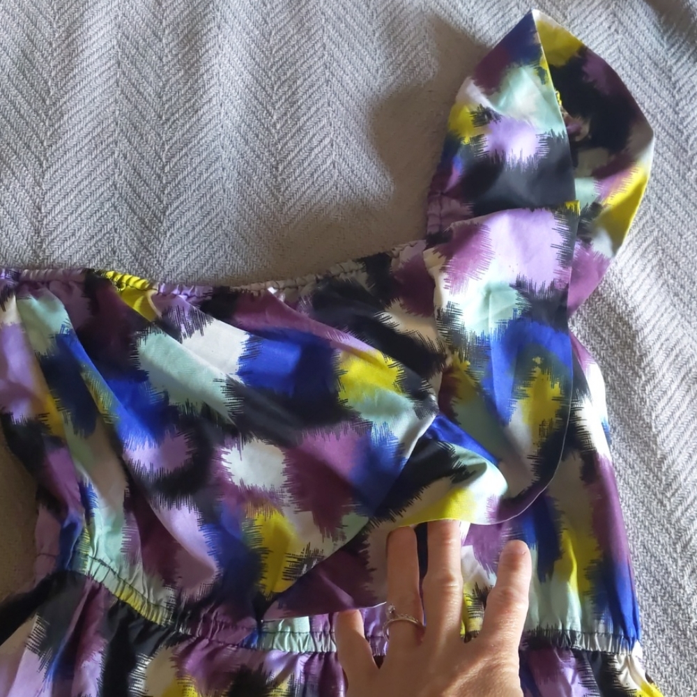 One Strap Multi-Color Roxy Dress - Picture 3 of 4